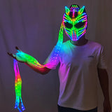Glow-Up LED Monster Helmet