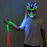 Glow-Up LED Monster Helmet