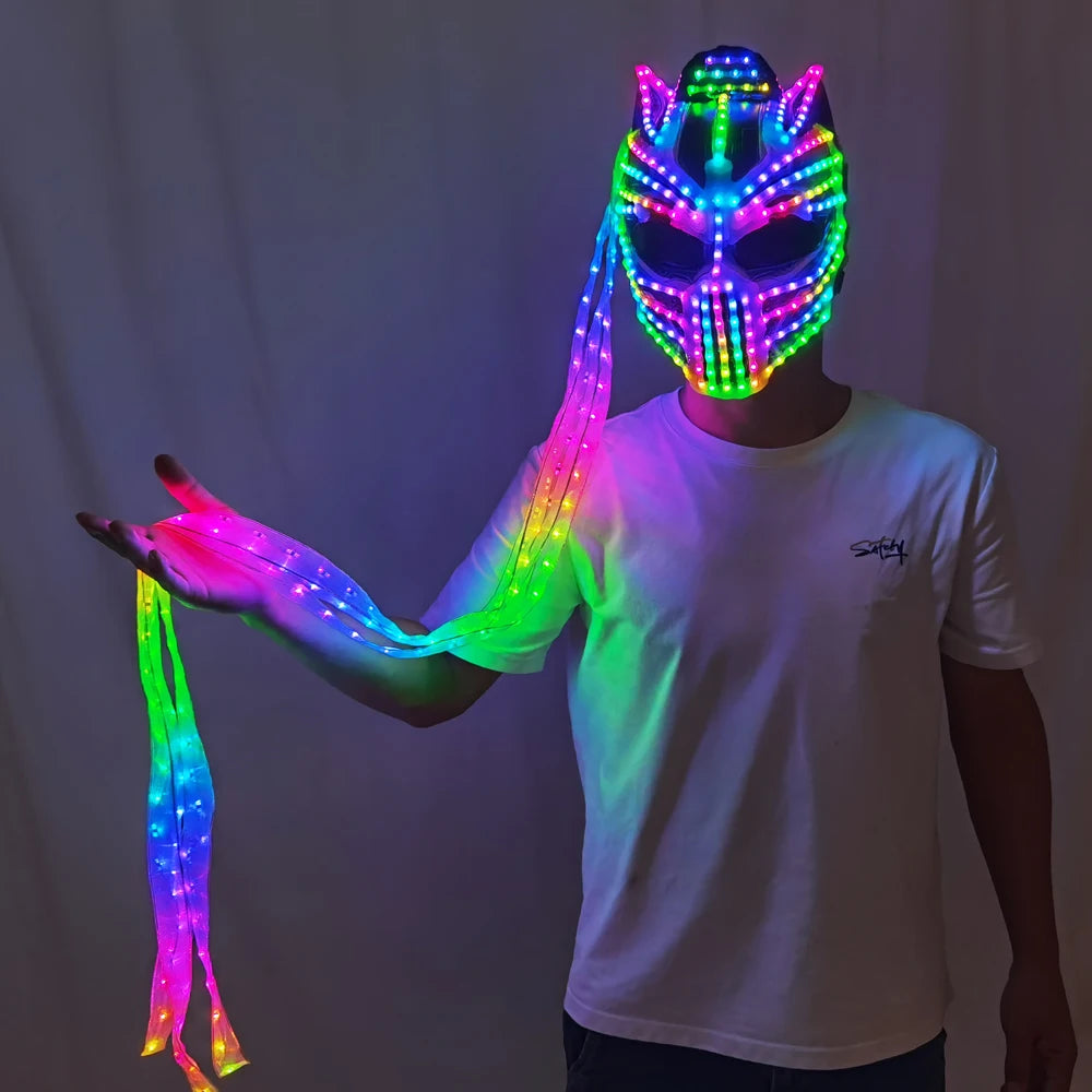Glow-Up LED Monster Helmet